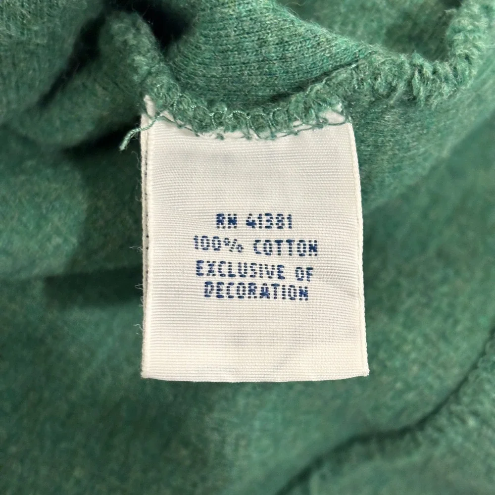 Polo Ralph Lauren Quarter Zip Pullover Mens XXL Green Cotton Knit Logo